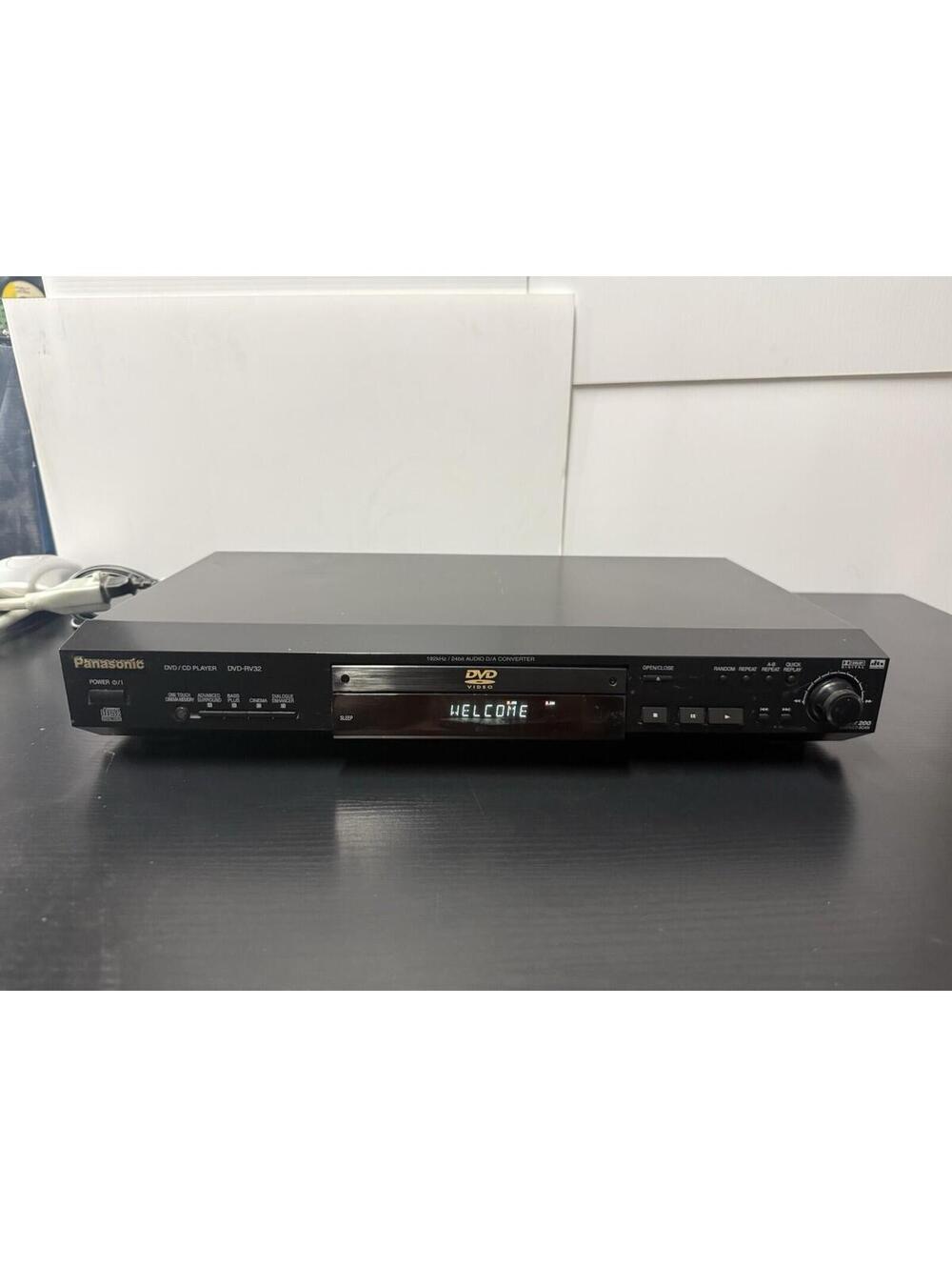 Panasonic DVD-RV32 DvD/CD Player One Touch Cinema Memory Dolby DTS Tested